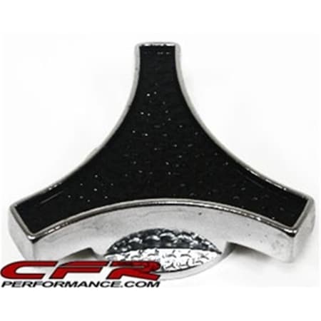 Cfr Performance CFR HZ-2180-C 0.31 in. Air Cleaner Wing Nut Threads with Black Top - Chrome HZ-2180-C